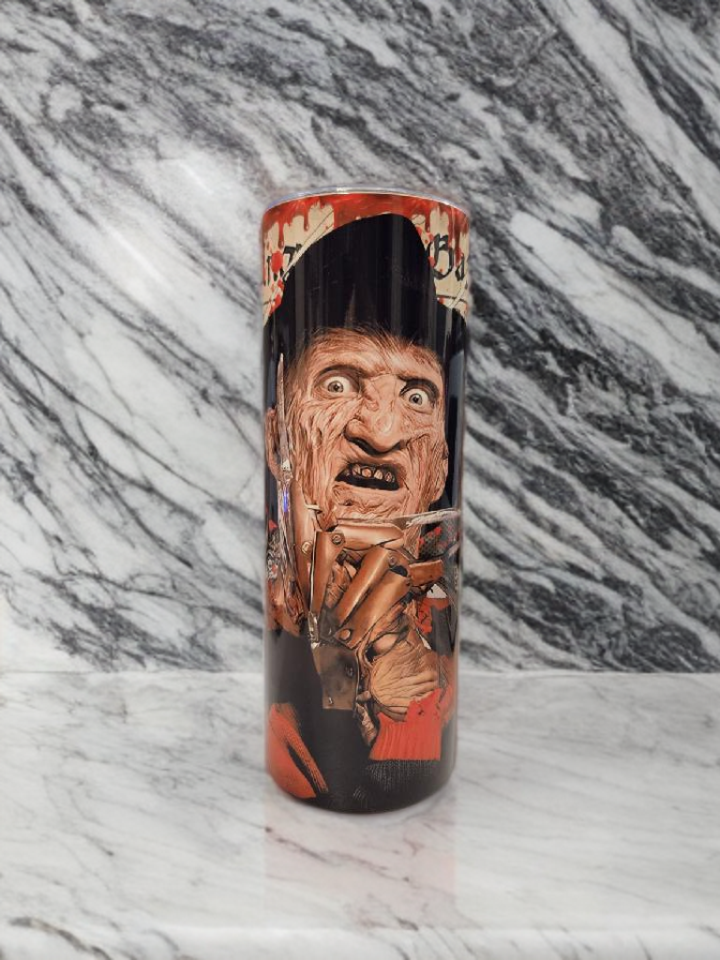 Freddy Kruger tumbler