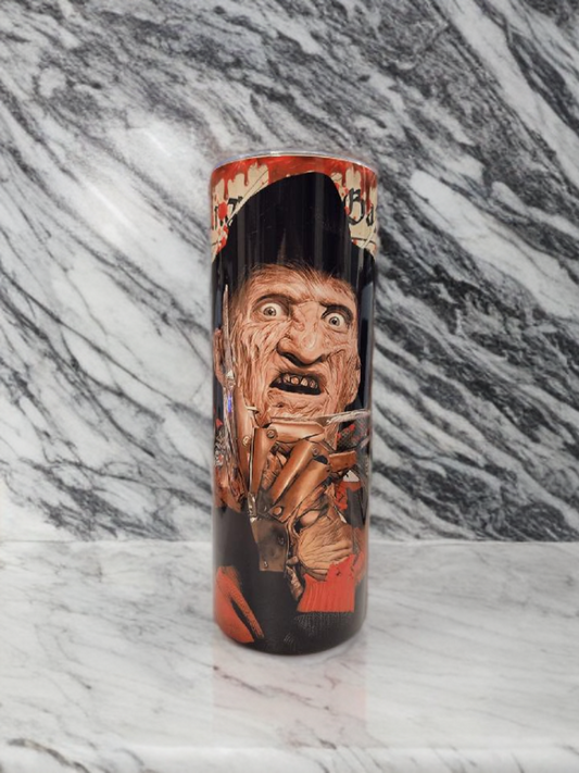 Freddy Kruger tumbler